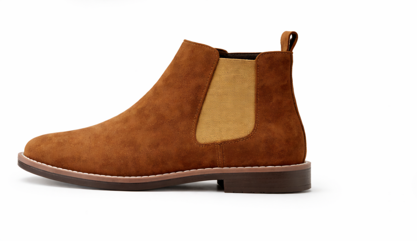 Luxury Brown Chelsea Boots for Men – Elegant & Refined
