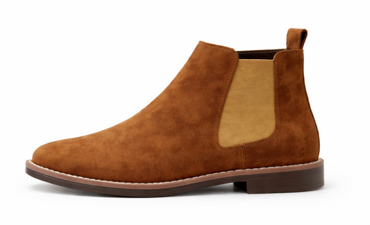 Luxury Brown Chelsea Boots for Men – Elegant & Refined